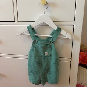 Mayoral Green Safari Club Soft Overalls Size 6 Months